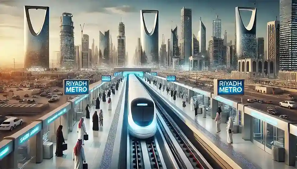 خريطة مترو الرياض توضح الخطوط الستة والمحطات الرئيسية في العاصمة السعودية